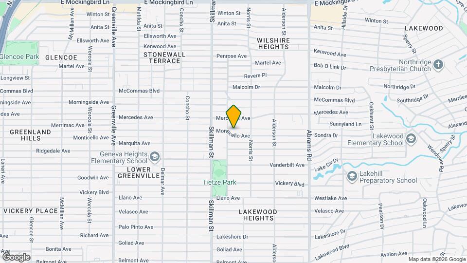 6145 Monticello Ave Map and Location Details