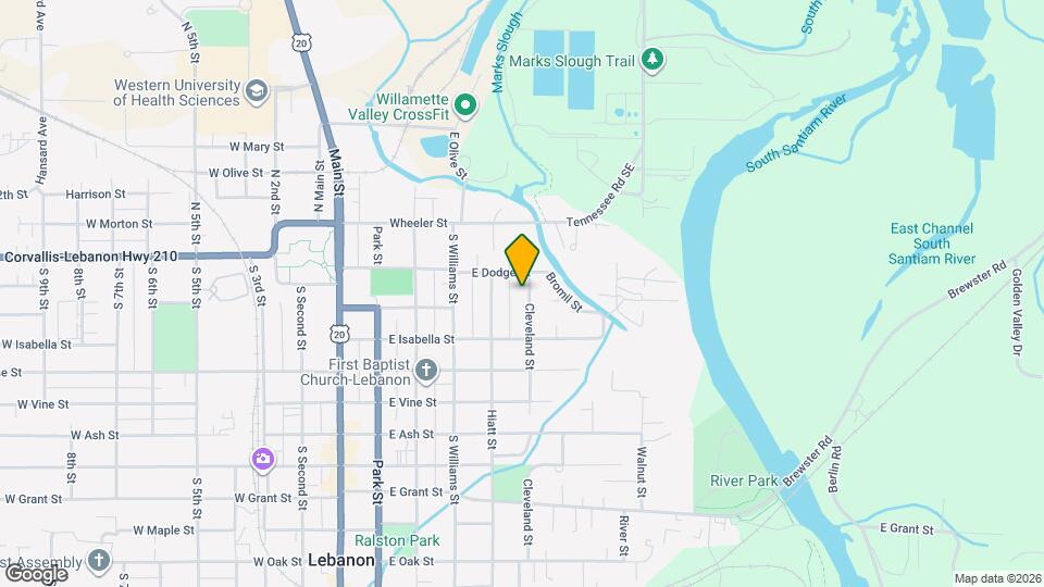 154 Cleveland St Map and Location Details