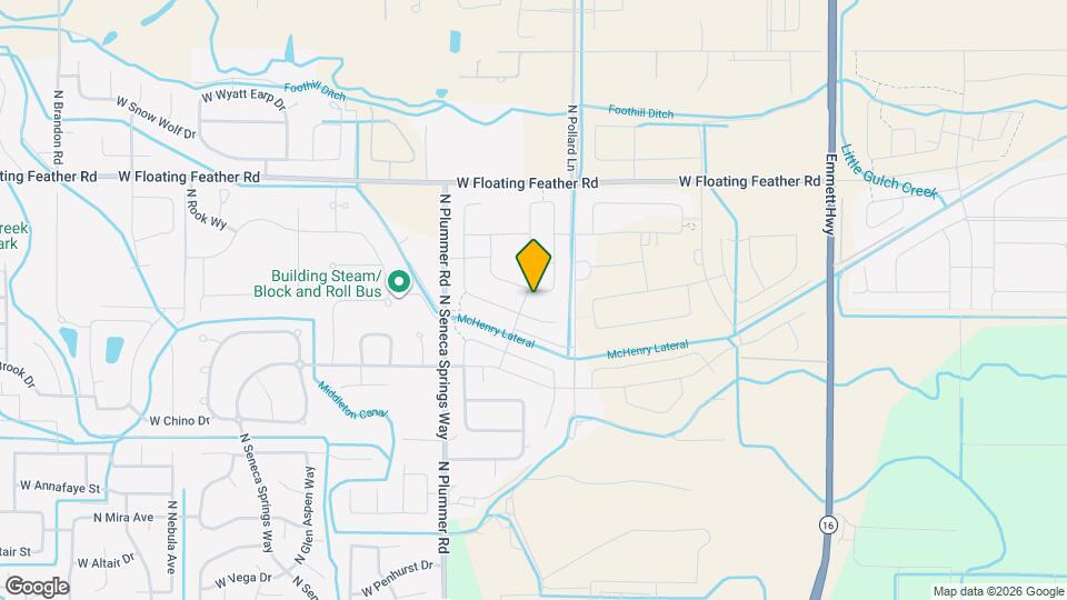 9329 Wabash St Map and Location Details