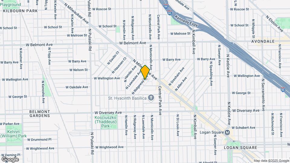 2963 N Ridgeway Ave Map and Location Details