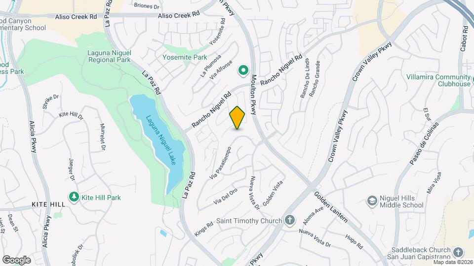 28661 Via Pasatiempo Map and Location Details