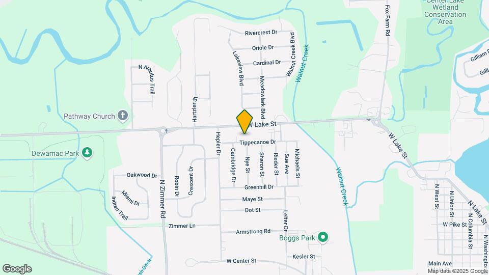 1608 Tippecanoe Dr Map and Location Details