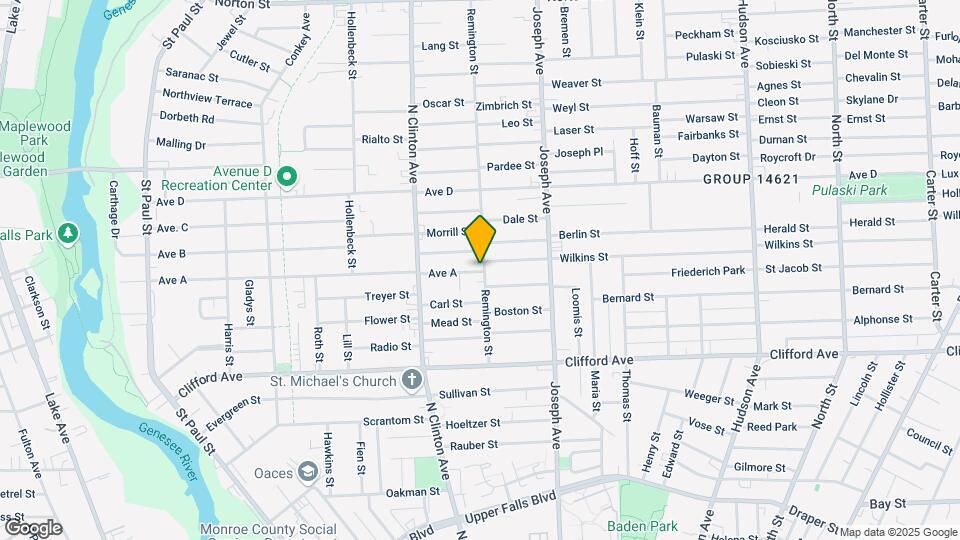 145 Remington St Map and Location Details