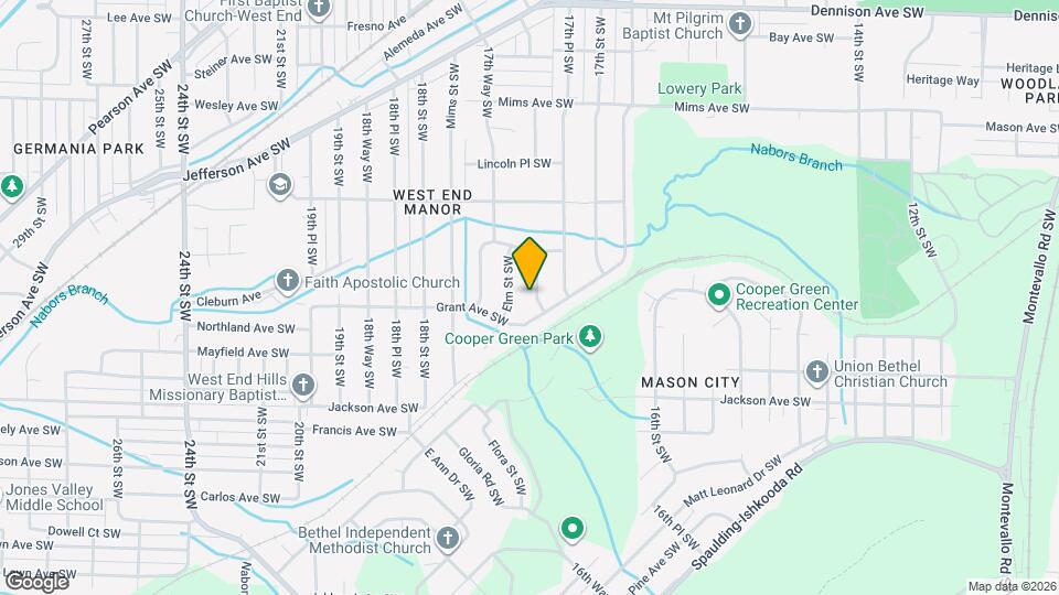 1656 Roberts St SW Map and Location Details