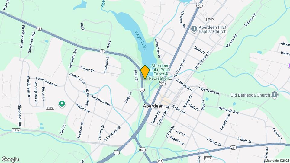303 N Sandhills Blvd Map and Location Details
