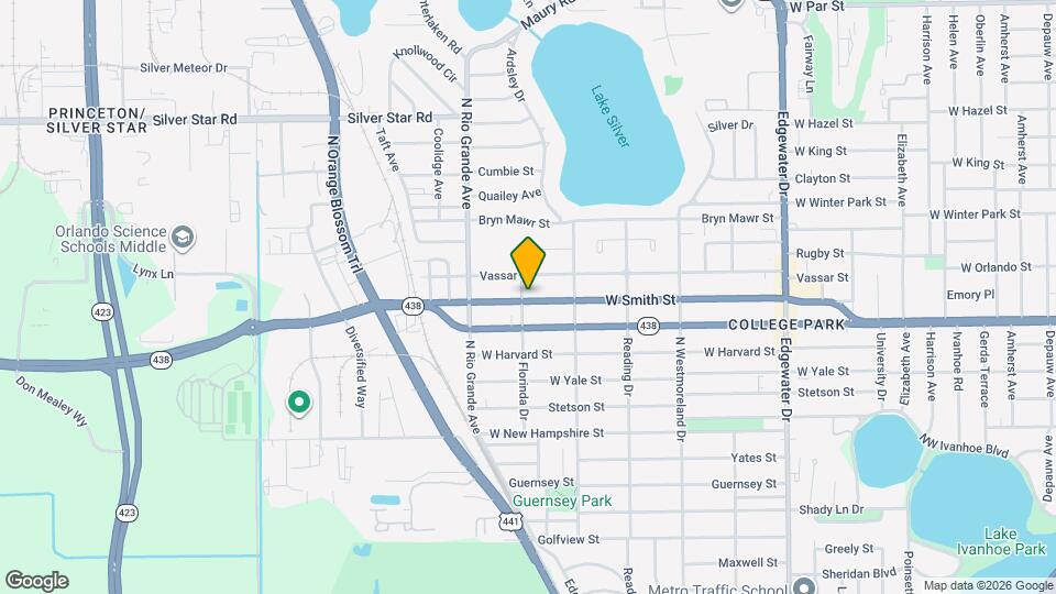 1345 W Smith St Map and Location Details