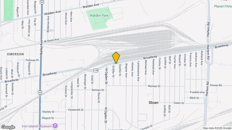 2007 Broadway St Map and Location Details