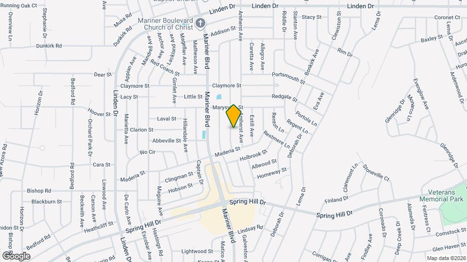 2262 Lake Forest Ave Map and Location Details