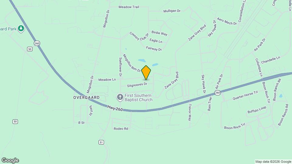 2248 Sitgreaves Dr Map and Location Details