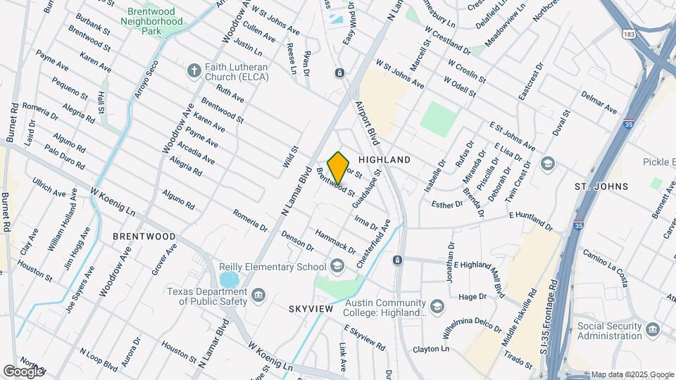 613 Brentwood St Map and Location Details
