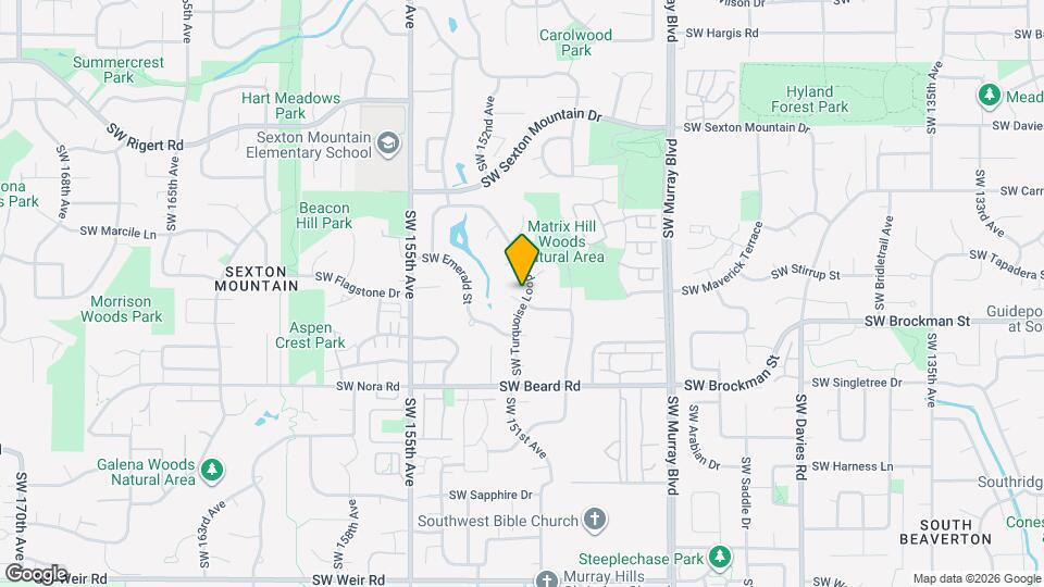 15105 SW Ruby Ct Map and Location Details