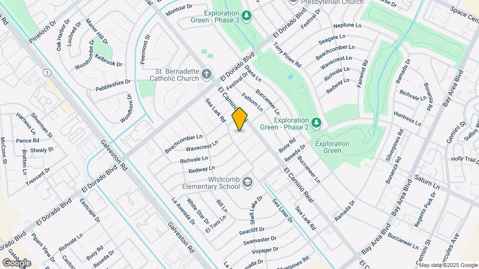 958 Wavecrest Ln Map and Location Details