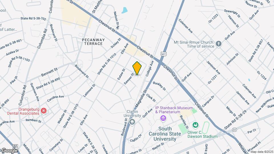 745 Colleton St Map and Location Details