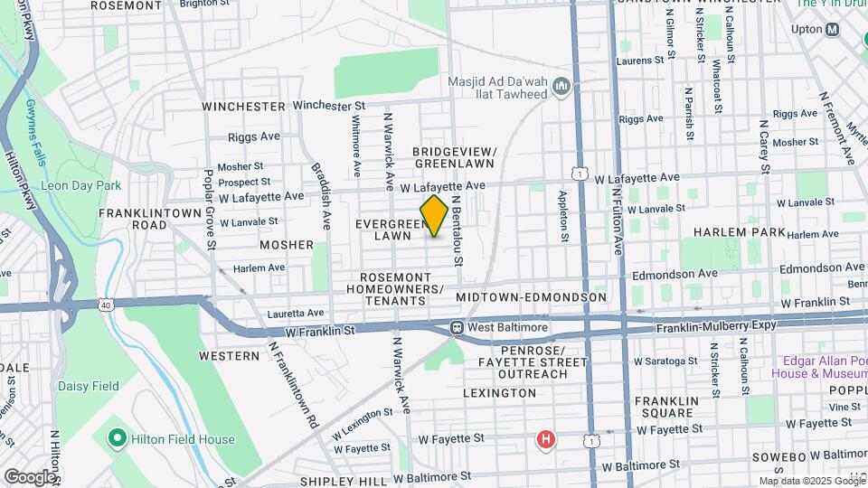 2322 Harlem Ave Map and Location Details