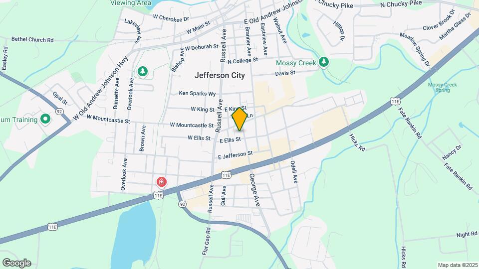 1437 S George Ave Mapa y Detalles de la Ubicación