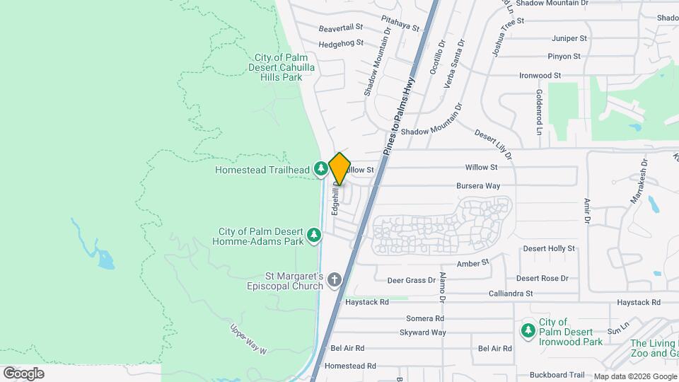 72599 Edgehill Dr Map and Location Details