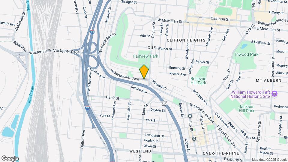 429 W McMicken Ave Map and Location Details