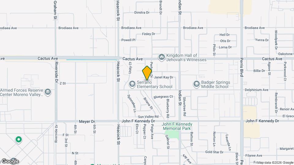 14696 Joshua Tree Ave Map and Location Details