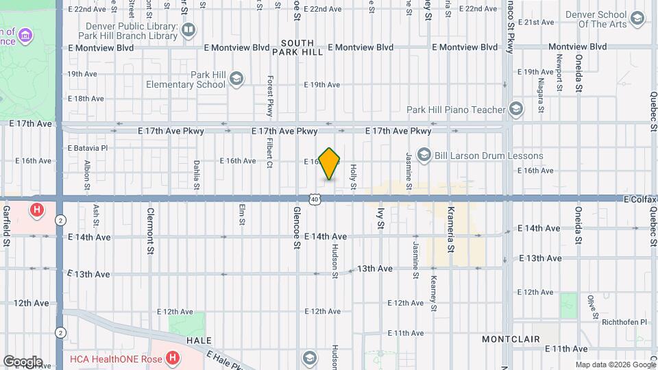 1535 Hudson St, Unit Unit 3 Mapa y Detalles de la Ubicación