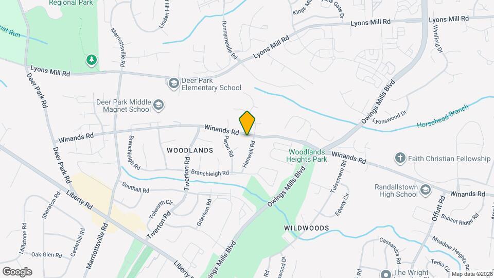 9619 Winands Rd Map and Location Details