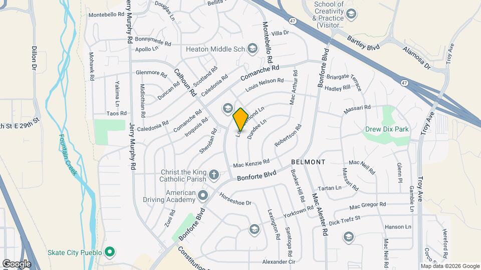 20 Loch Lomond Ln Map and Location Details