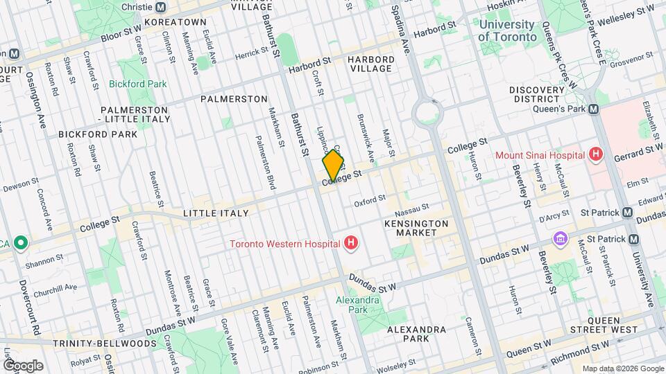 409 College St Map and Location Details