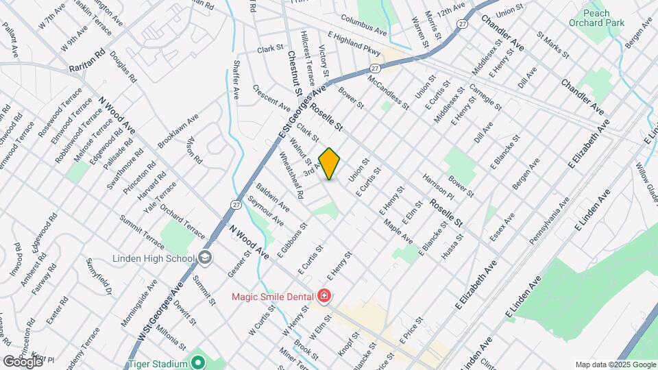 810 Walnut St Map and Location Details