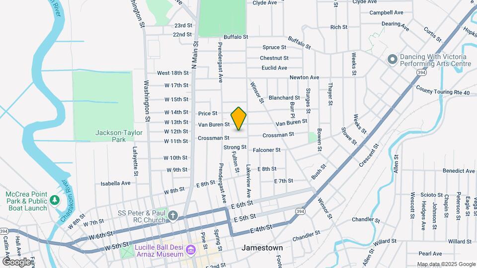 223 Crossman St Map and Location Details