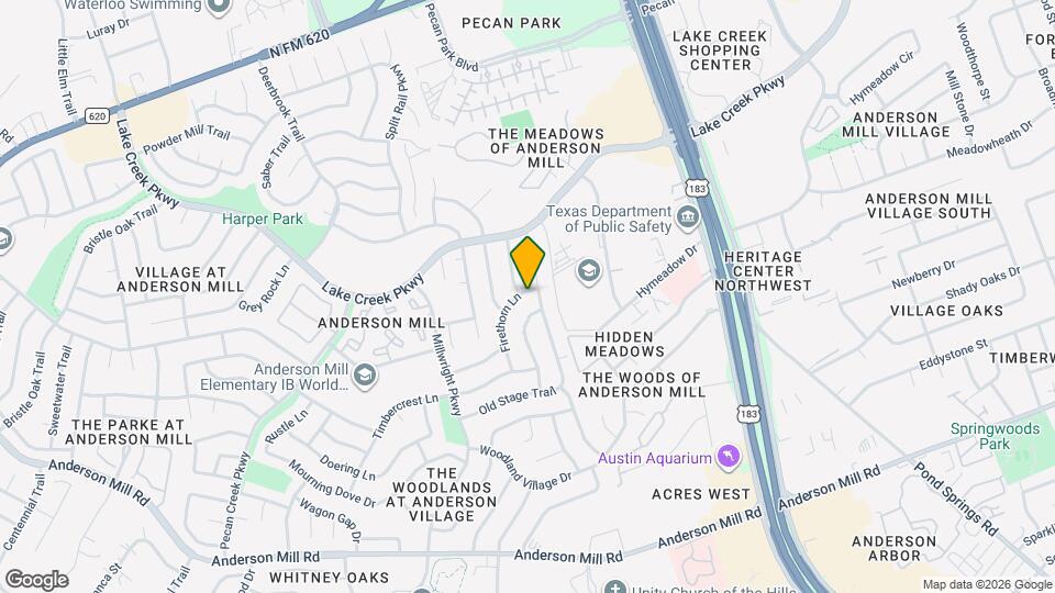 10405 Firethorn Ln Map and Location Details