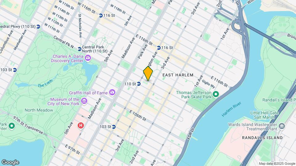 182 E 111th St Mapa y Detalles de la Ubicación
