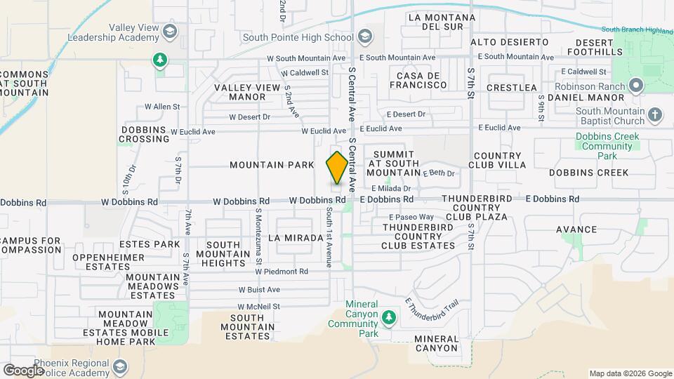 112 W Milada Dr Map and Location Details