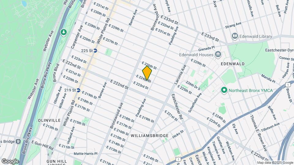 952 E 224th St Mapa y Detalles de la Ubicación