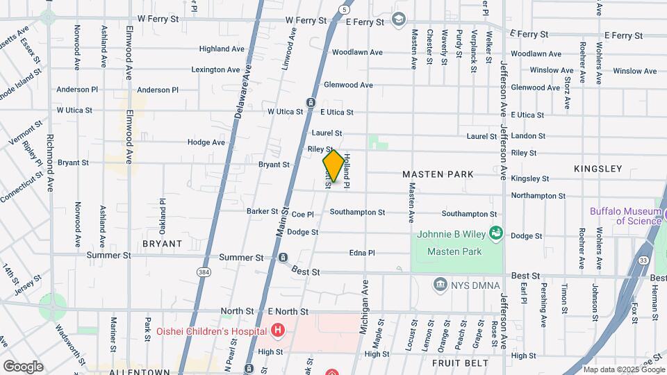 1093 Ellicott St Map and Location Details