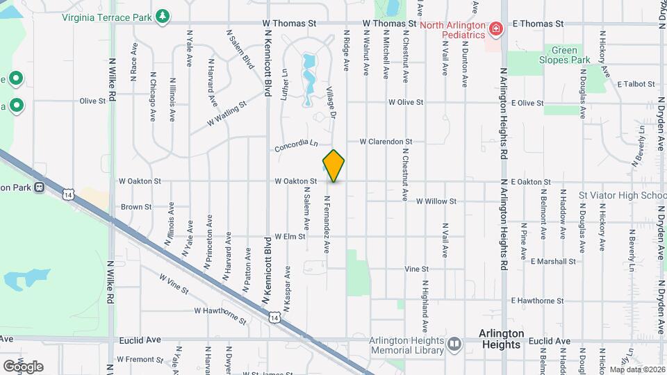 1015 N Fernandez Ave Mapa y Detalles de la Ubicación