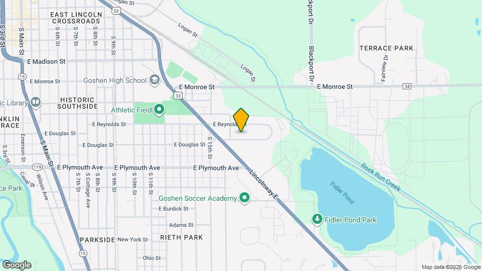 1313 E Douglas St Map and Location Details