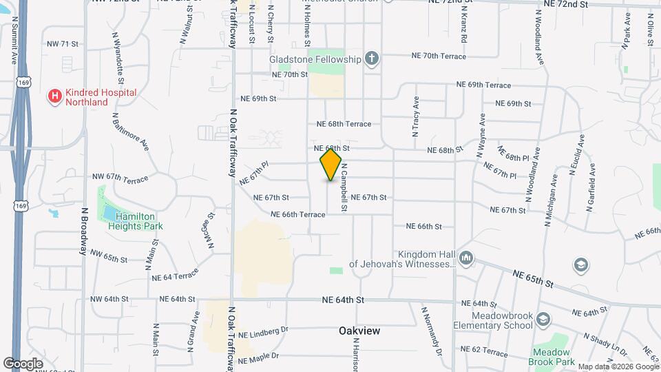 6705 N Charlotte St Map and Location Details