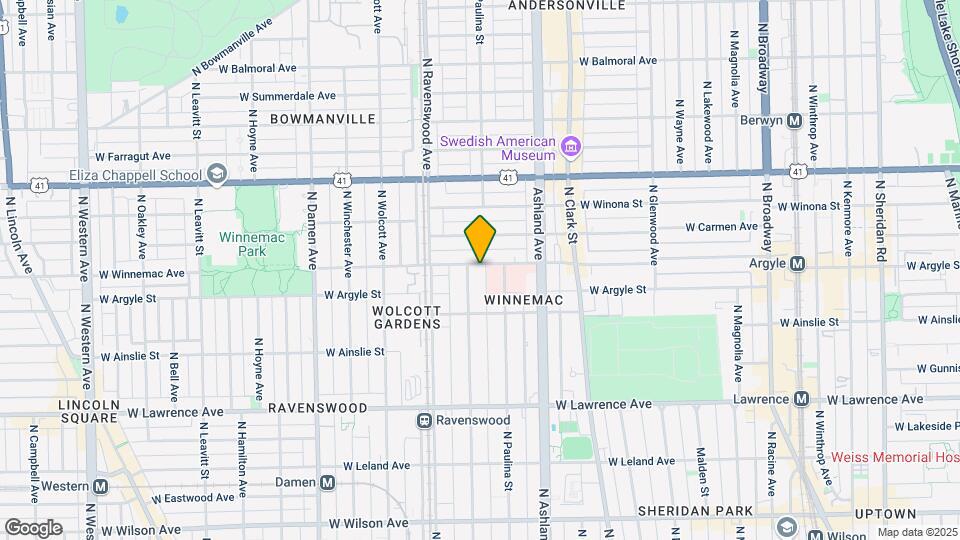 4899 N Hermitage Ave Map and Location Details