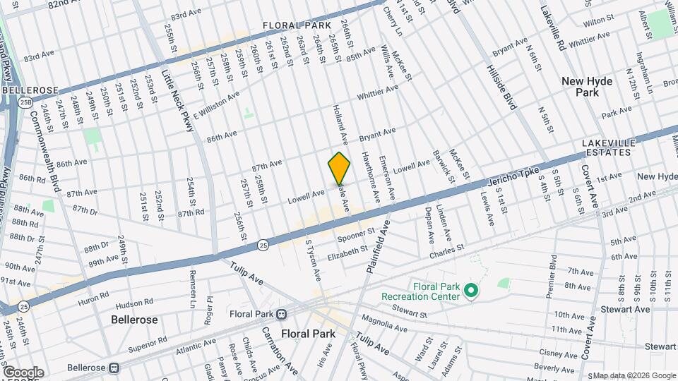 222 Lowell Ave Map and Location Details