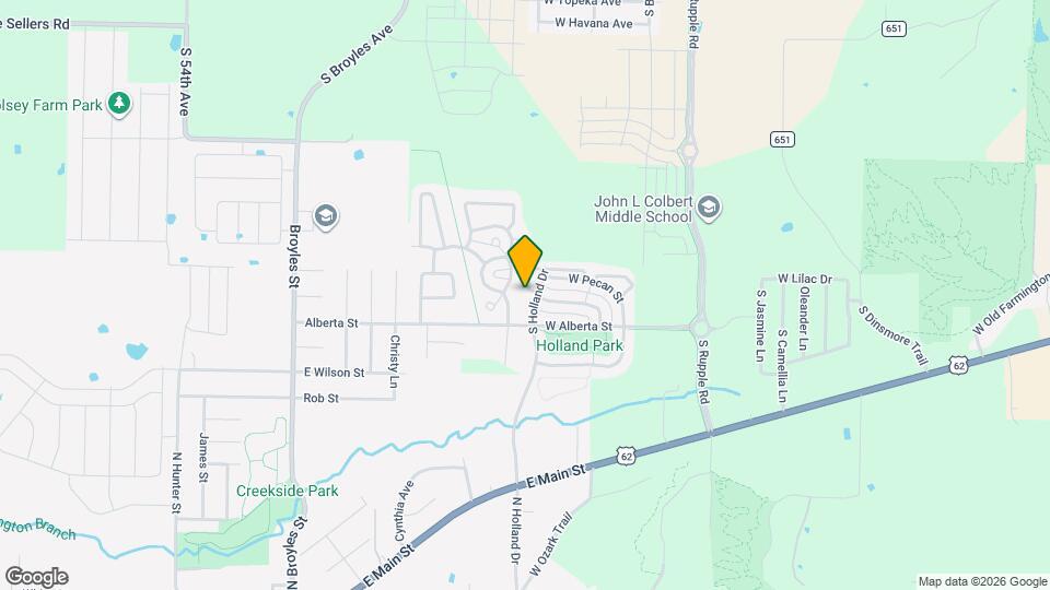 1187 S Craftsman St Map and Location Details