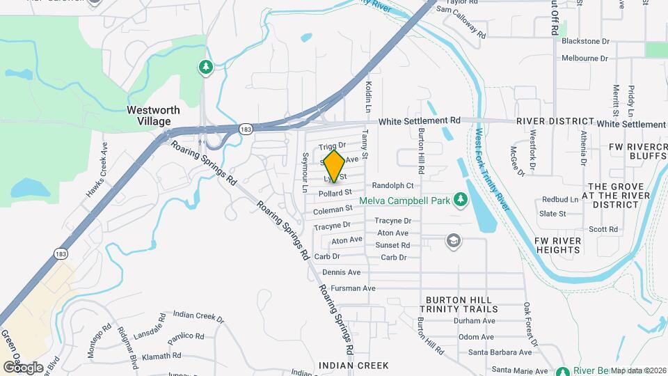 5836 Pollard St Map and Location Details