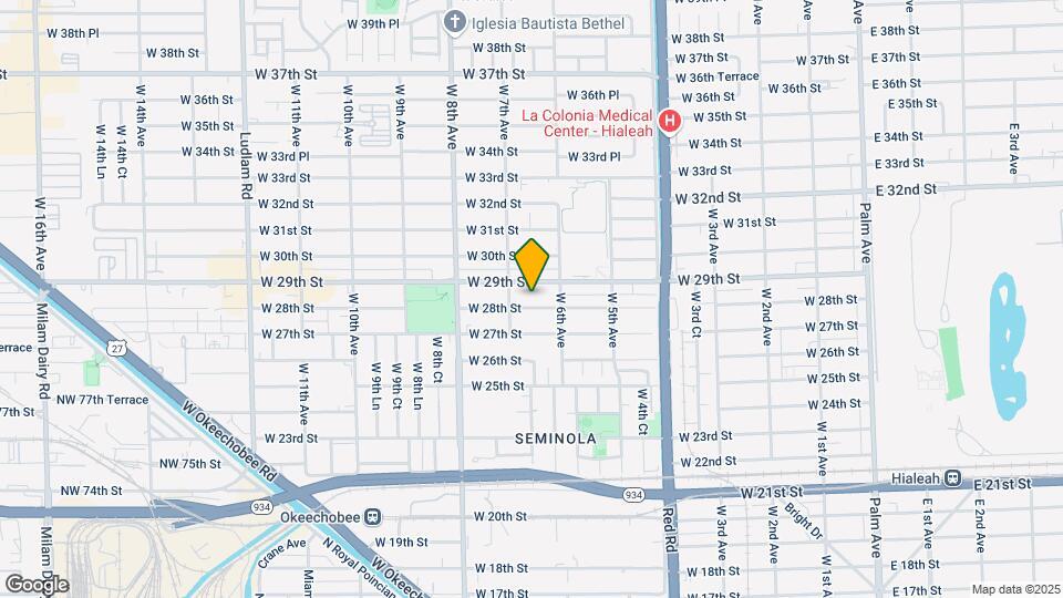 657-659 W 28th St Mapa y Detalles de la Ubicación