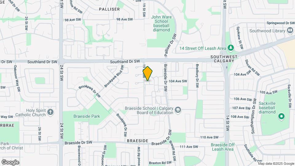 339 Brae Glen Rd SW Map and Location Details