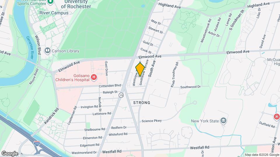 121 Southview Ter Mapa y Detalles de la Ubicación