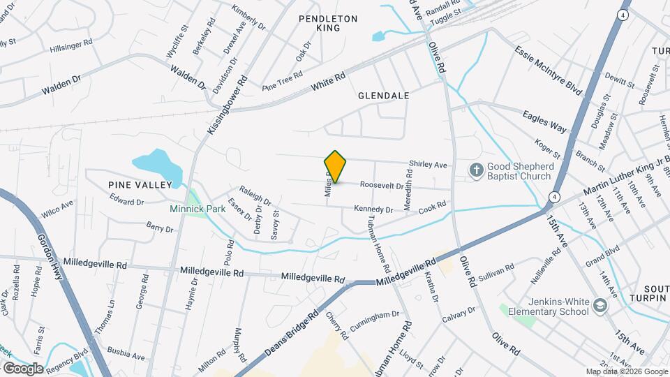 2116 Roosevelt Dr Mapa y Detalles de la Ubicación