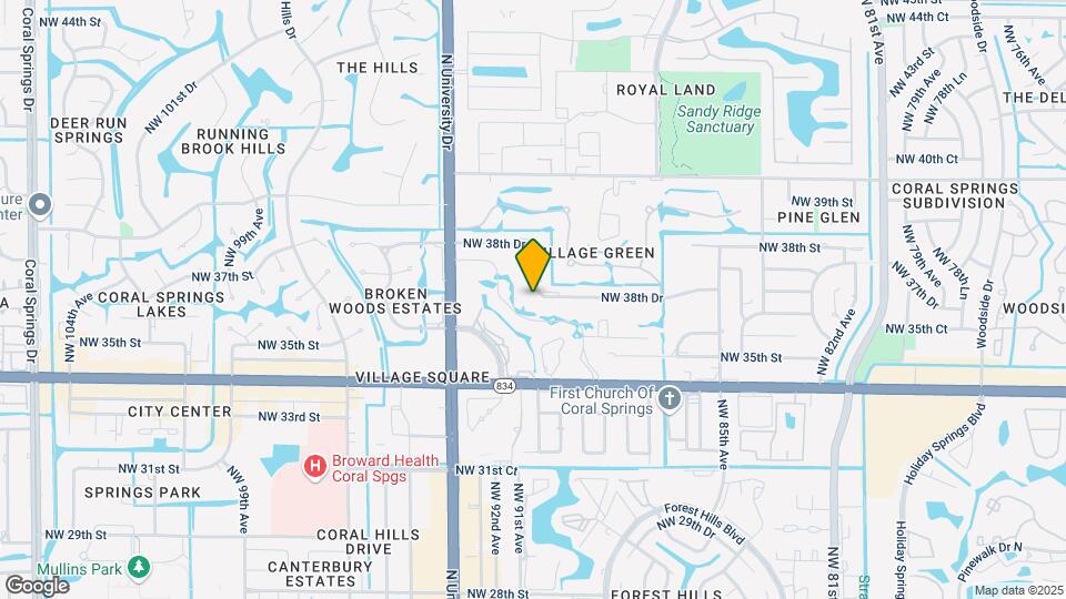 8984 NW 38th Dr Mapa y Detalles de la Ubicación