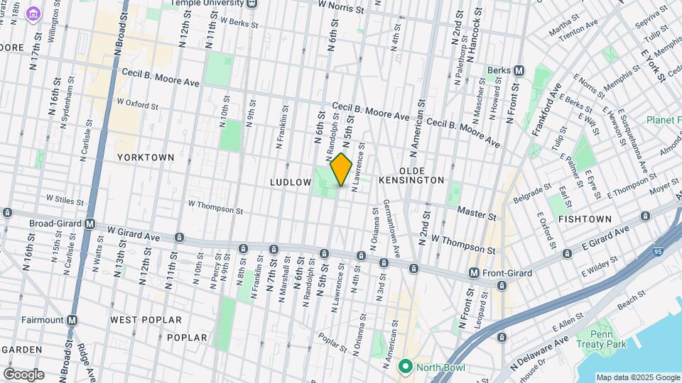 1431 N 5th St Map and Location Details