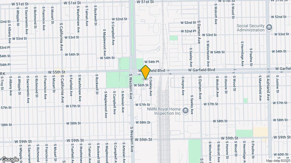 5525 S Claremont Ave Map and Location Details