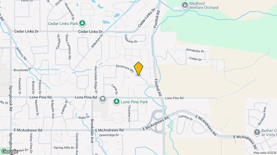 3286 Sycamore Wy Map and Location Details