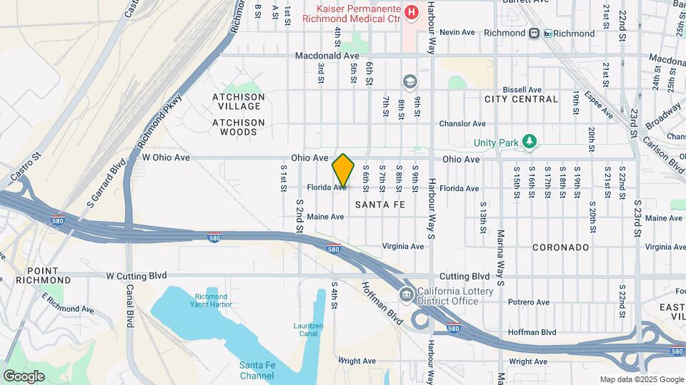 418 Florida Ave Map and Location Details