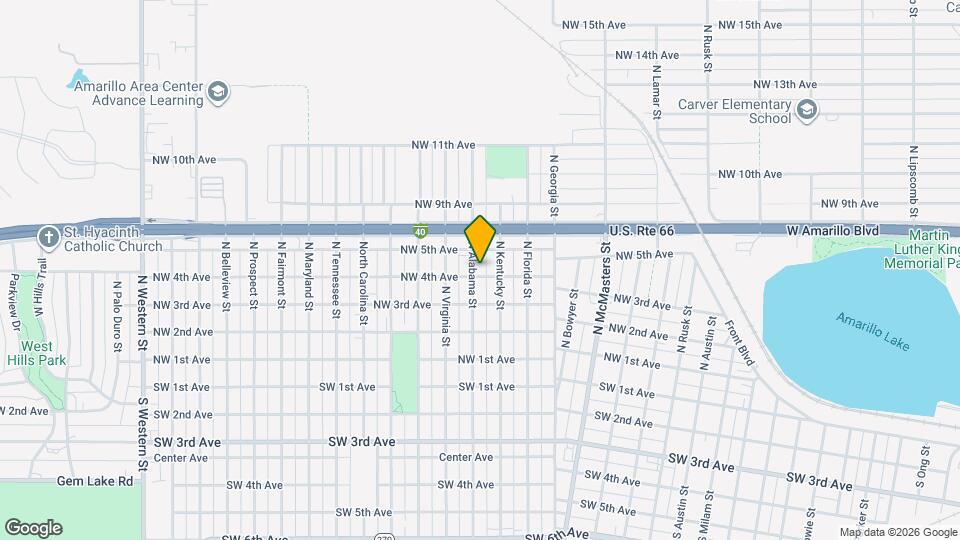 402 N Alabama St Map and Location Details